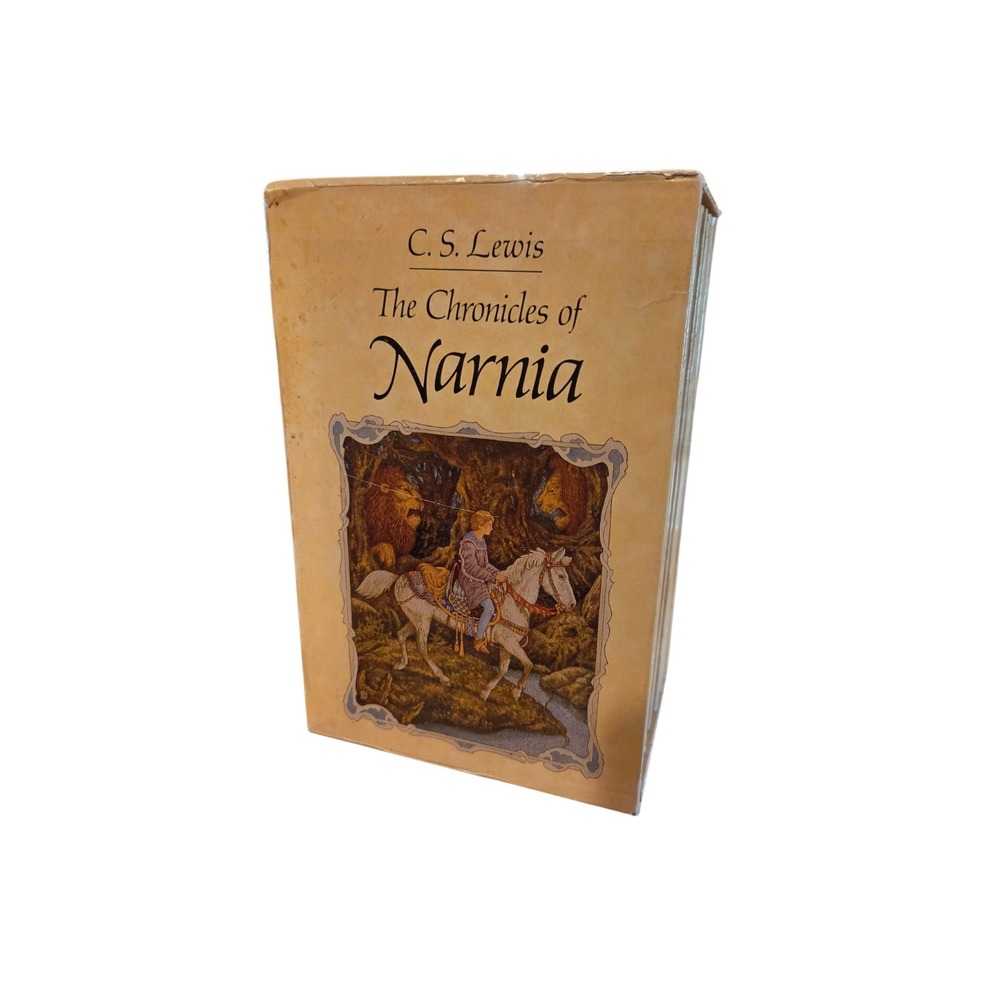 The Chronicles of Narnia by C.S. Lewis 7-Volume Boxed Book Set 1987 Scholastic